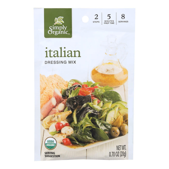Simply Organic Italian Salad Dressing Mix, 0.7 Oz. (Case of 12)