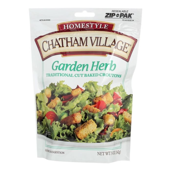 Chatham Village Traditional Garden Herb Croutons, 5 Oz. (Case of 12)