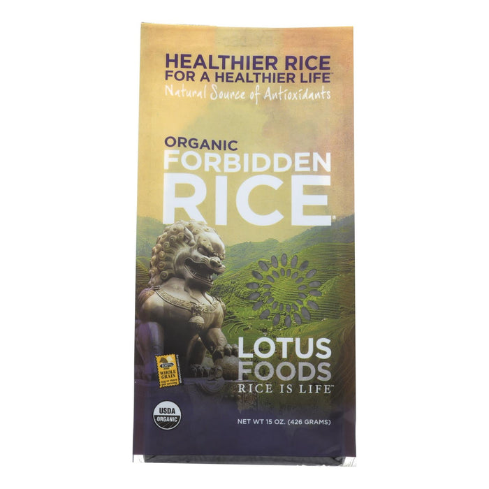 Forbidden Black Rice, 6 x 15 Oz. by Lotus Foods