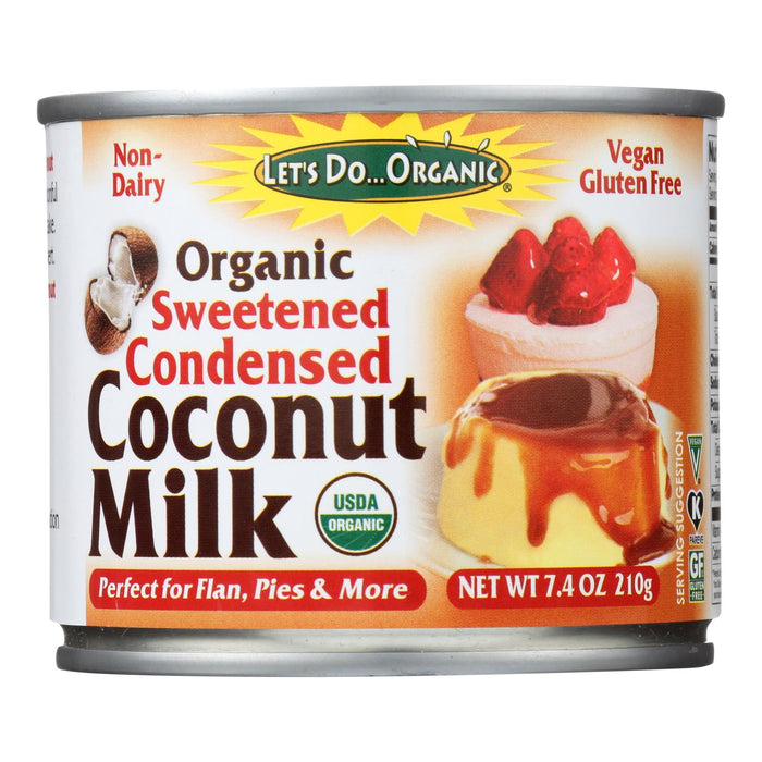 Let's Do Organic Sweetened Condensed Organic Coconut Milk, 6 - 7.4 Fl Oz Pouches