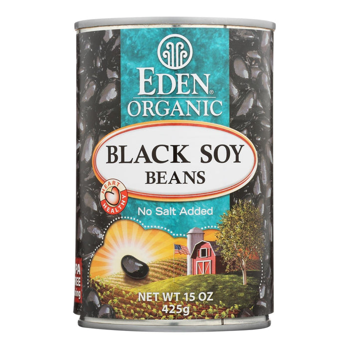 Eden Foods Organic Black Soy Beans, 15 Oz. (Pack of 12)