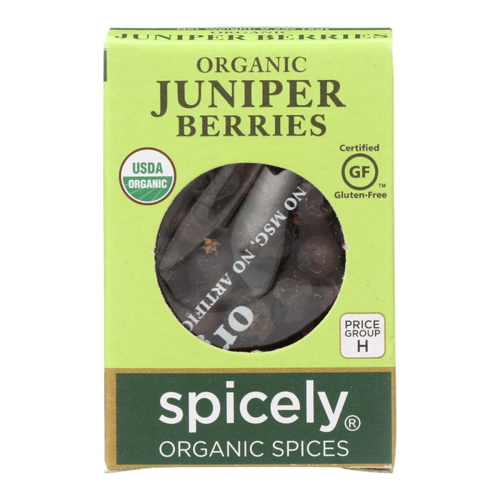 Spicely Organics Organic Juniper Berries (6 Pack, 0.2 Oz. per Pack)
