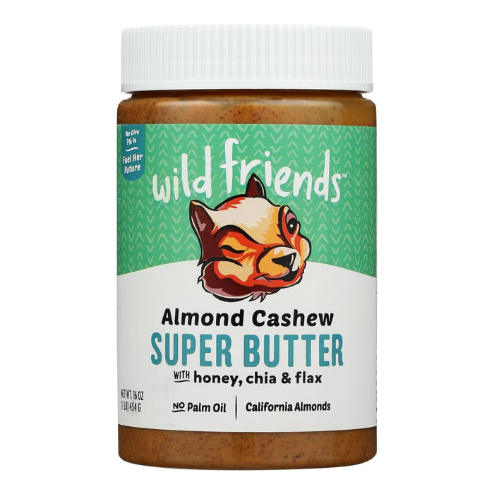 Jars  Wild Friends Almond Cashew Super Butter (Pack of 6) 16 Oz Jars