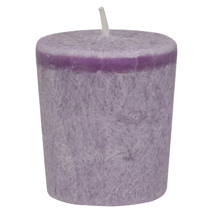 Aloha Bay Votive Eco Palm Wax Candles - Lavender Scent - Box of 12 - 2 oz Each