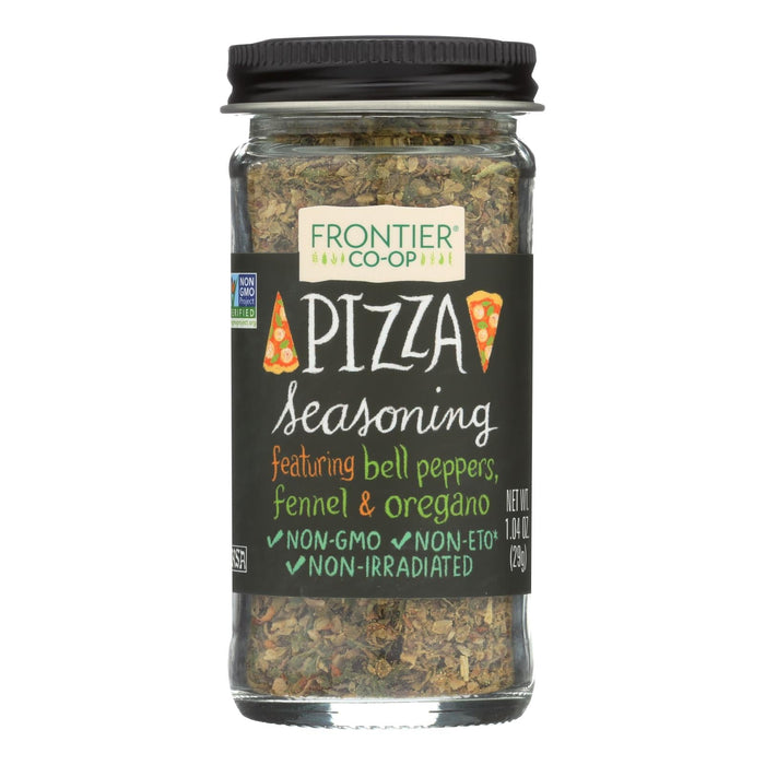 Frontier Herbs Pizza Seasoning Blend - Premium Italian Herbs & Spices for Savory Pizza Dishes - 1.04 Oz