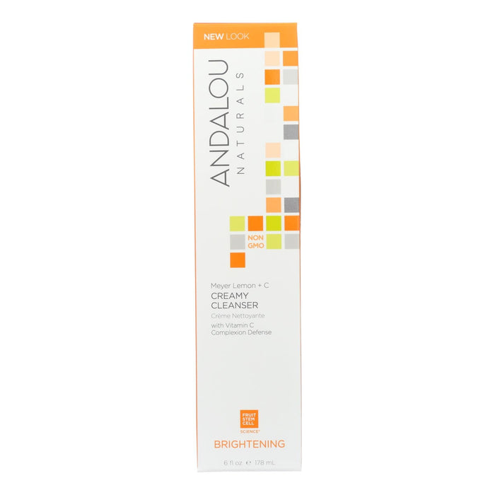 Andalou Naturals Meyer Lemon Creamy Cleanser for Combination Skin