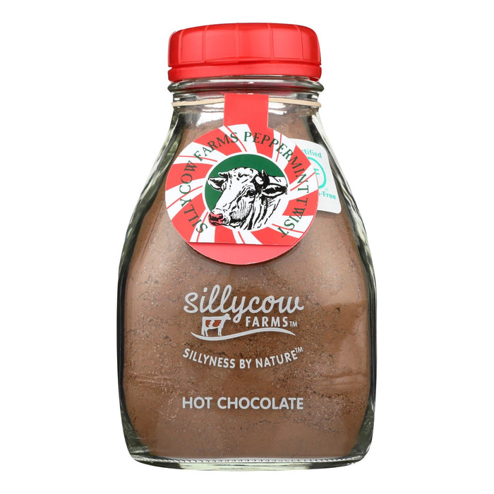 Silly Cow Farms Peppermint Twist Hot Chocolate (Pack of 6) - 16.9 Oz. Each