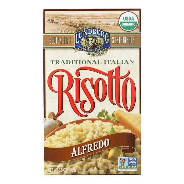 Lundberg Family Farms Parmesan Cheese Risotto Alfredo, 5.5 Oz. (Pack of 6)