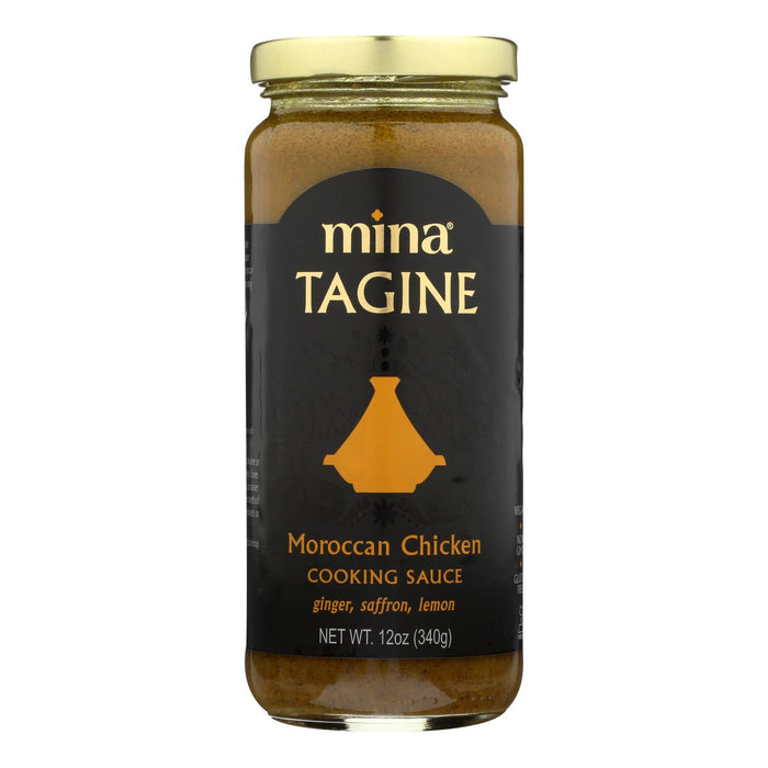 Mina's Signature Moroccan Tagine Chicken Cooking Sauce (12 Oz. - Pack of 6)