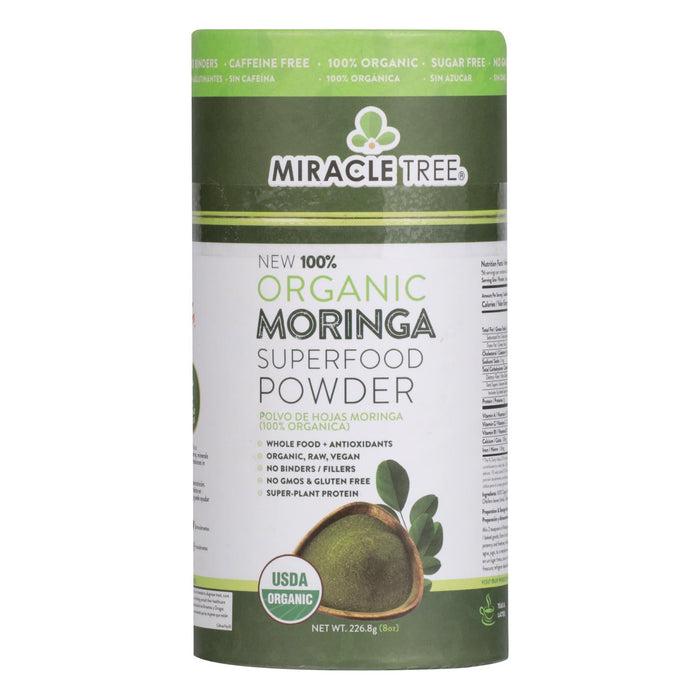 Miracle Tree 6 Pack Organic Moringa Powder (8 Oz.)