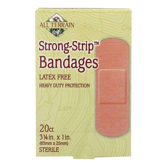 All Terrain Strong-Strip Bandages - 20 Count - Essential for Adventure-Seekers