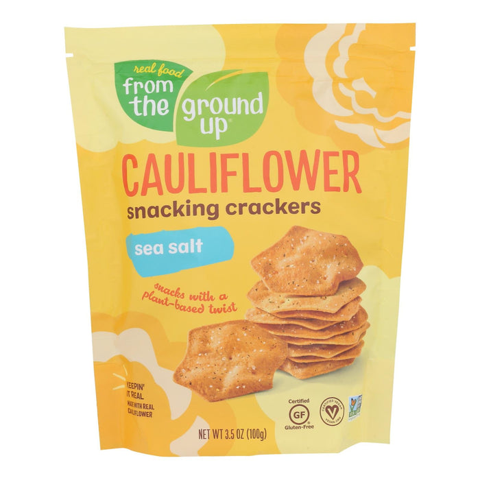 From The Ground Up Sea Salt Snacking Crackers, 6 x 3.5 Oz.