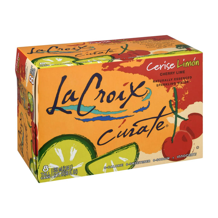 Lacroix Sparkling Lime Water - Case of 3 - 12 Fl Oz Each