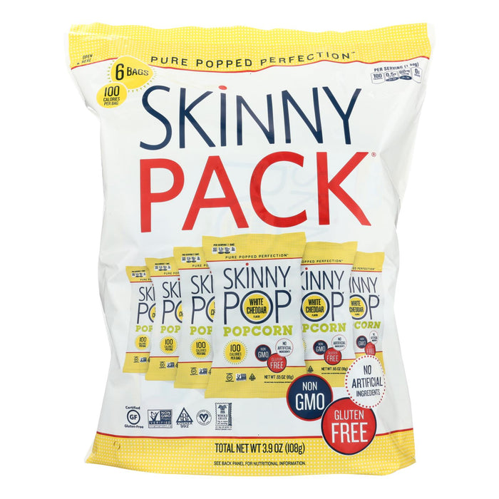 Skinnypop White Cheddar Popcorn, 10-Pack (0.65 oz)