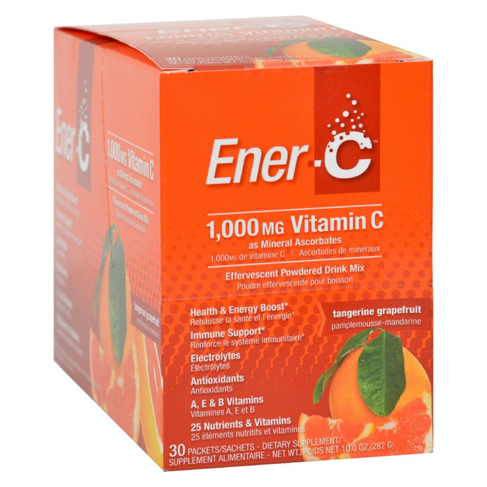 Ener-C Vitamin Drink Mix, Tangerine Grapefruit Flavor, 1000mg (Pack of 30)
