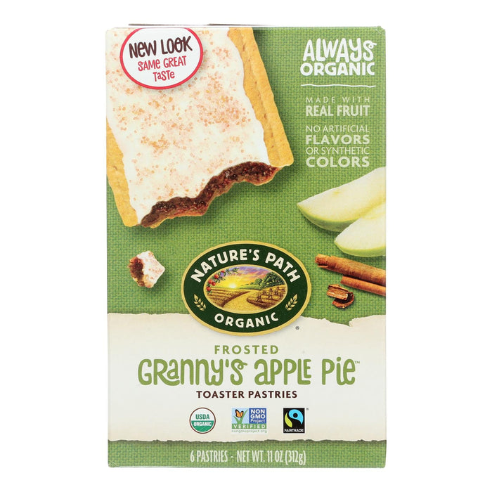 Nature's Path Organic Frosted Toaster Pastries - Indulge in Granny's Apple Pie Goodness (Pack of 12 - 11 Oz.)