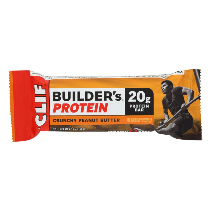 Clif Builder's Bar, Crunchy Peanut Butter, 12 Pack