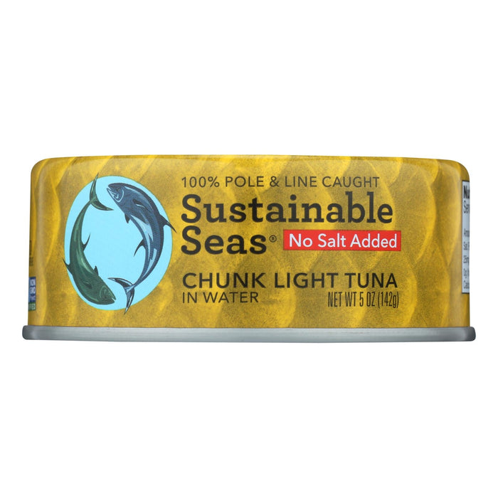Sustainable Seas Chunk Light Tuna in Water, 5 Oz. Can (Pack of 12)