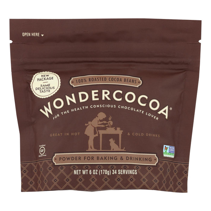 Wondercocoa Cocoa Powder - 6 Oz, Case of 6