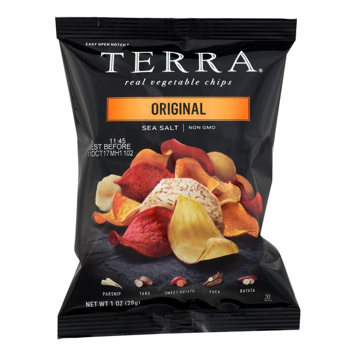 Terra Original Vegetable Chips, Exotic Flavored Veggie Chips, 16 Ounces (Pack of 24)