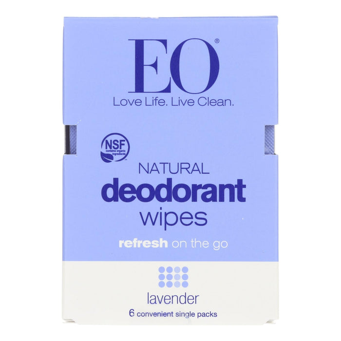 Eo Deodorant Wipes (6-count Pack of 12) Lavender