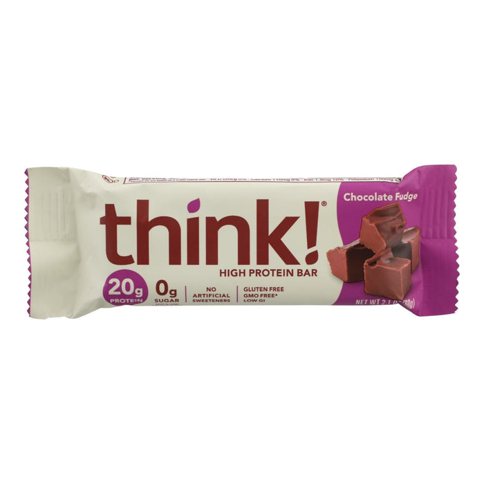 Think Products Thinn Bar - Chocolate Fudge (10-Pack, 2.1 oz Each)