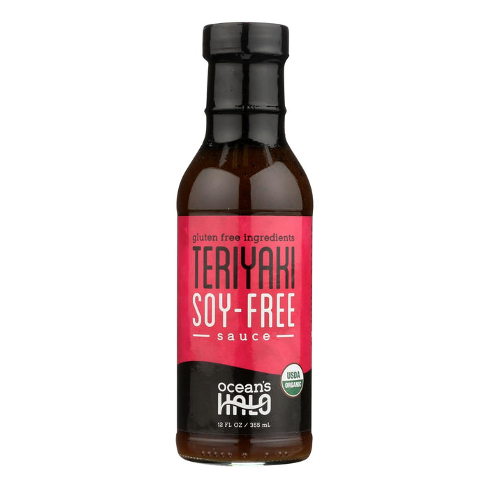 Ocean's Halo 12oz Teriyaki Soy-Free Sauce (Pack of 6)