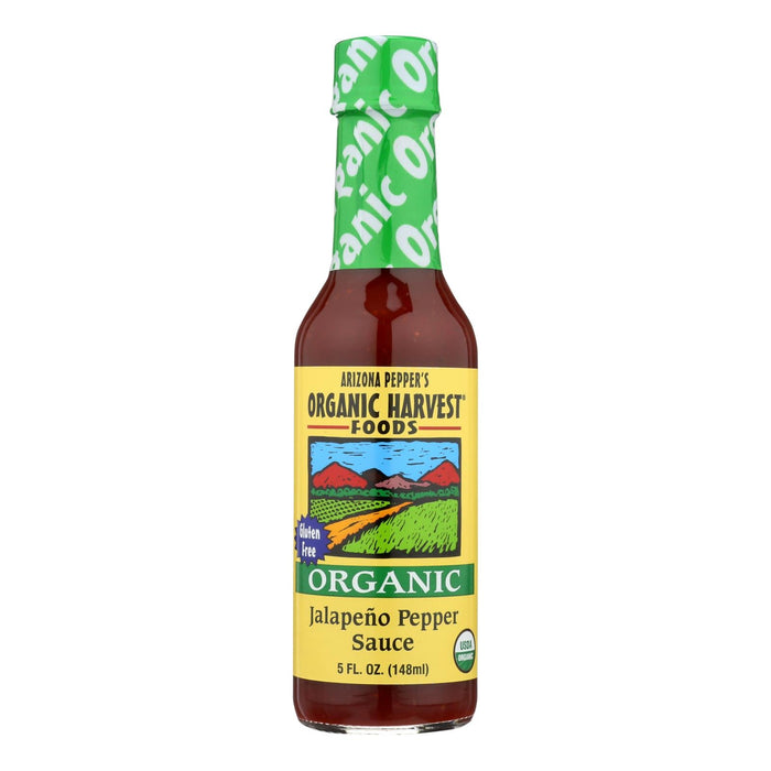 Organic Harvest Pepper Sauce [Pack of 12] - 5 Oz. Organic Jalapeno