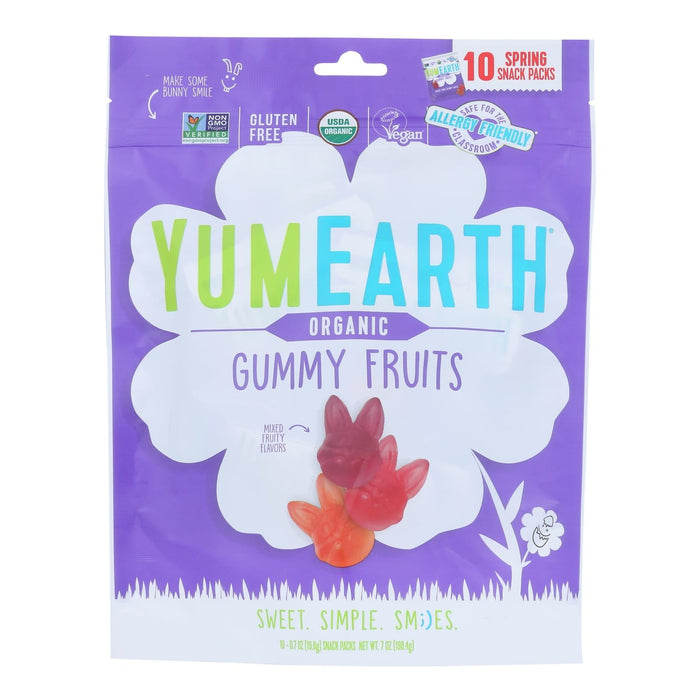 YumEarth Organic Gummy Fruit Easter Candies, 7 Oz. (Pack of 18)