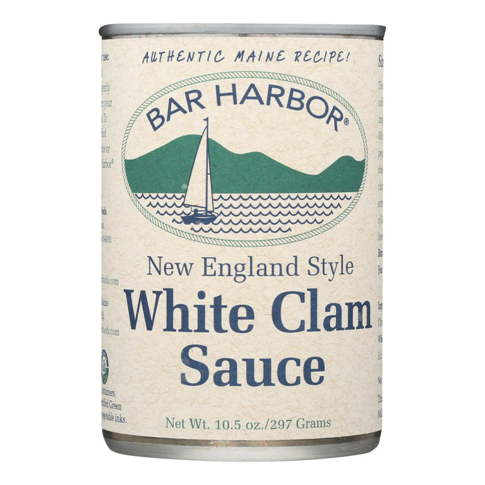 Bar Harbor New England Style White Clam Sauce (Pack of 6 - 10.5 Oz.)