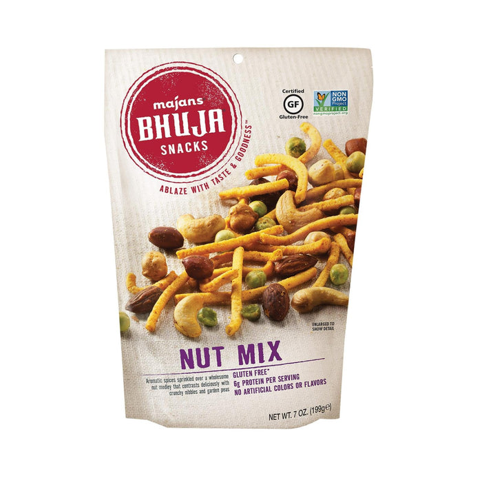 Bhuja Nut Mix Snacks with 7 Oz. Packs (Pack of 6)