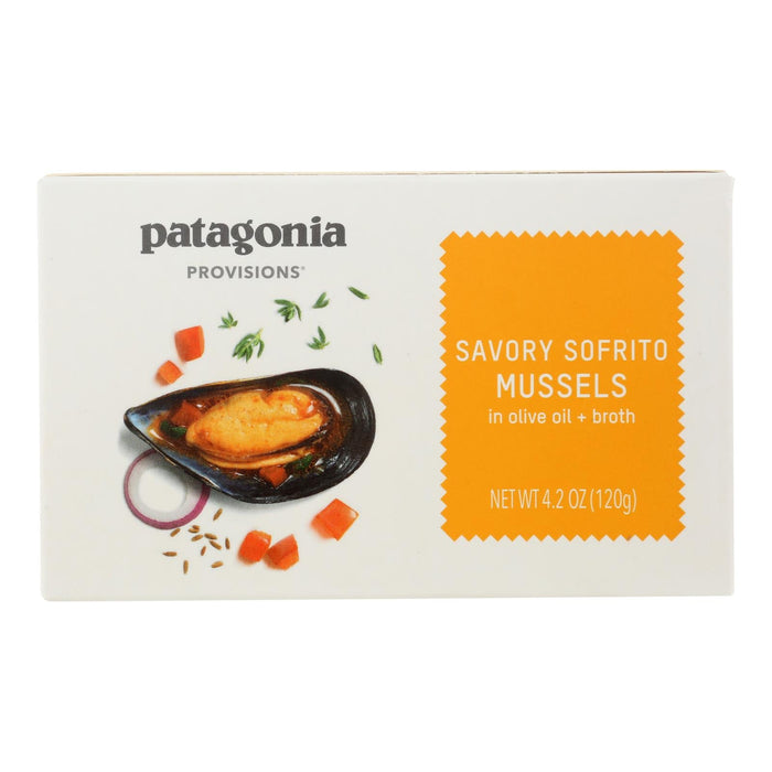 Patagonia Mussels Savory Sofrito, 4.2 Oz Pack of 10