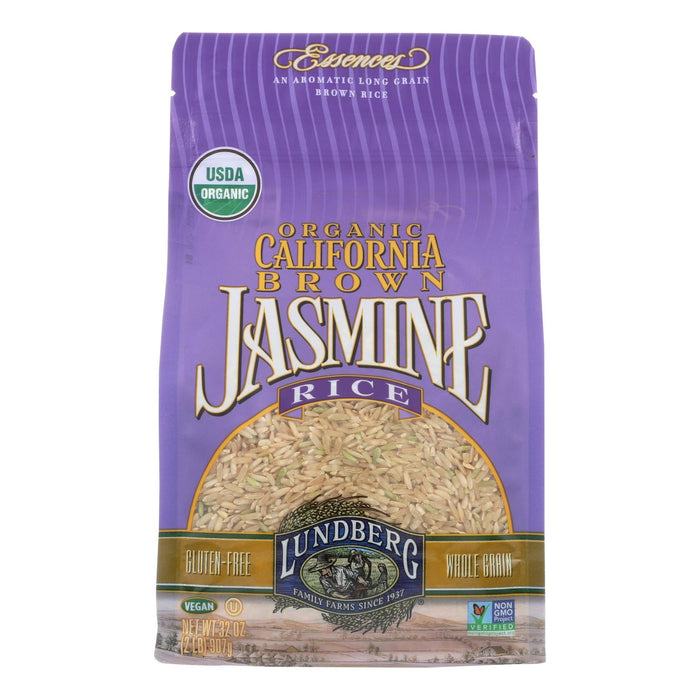 Lundberg Family Farms Organic Brown Jasmine Rice 6 Pack (2 Lb. Each)