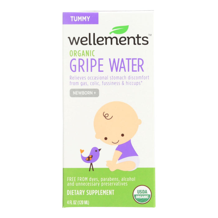 Wellements Gripe Water for Colic Relief, (4 Fl Oz)