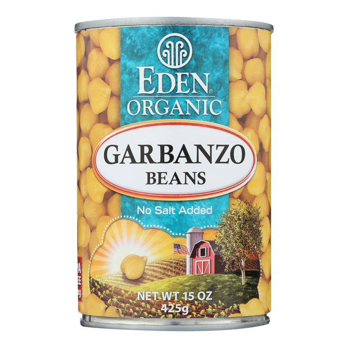 Organic Eden Garbanzo Beans in 12 - 15 Oz. Cans