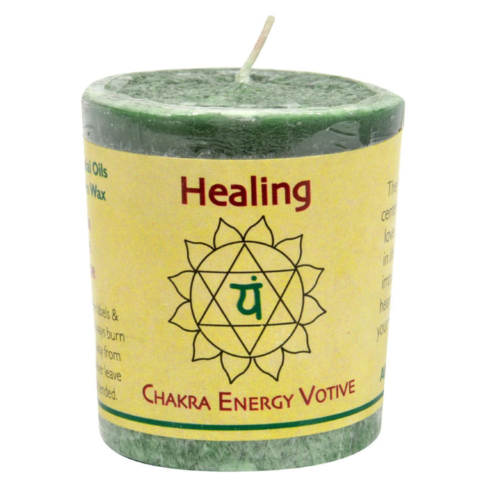 Aloha Bay Healing Chakra Votive Candles, 12 Pack, 2 Oz Each