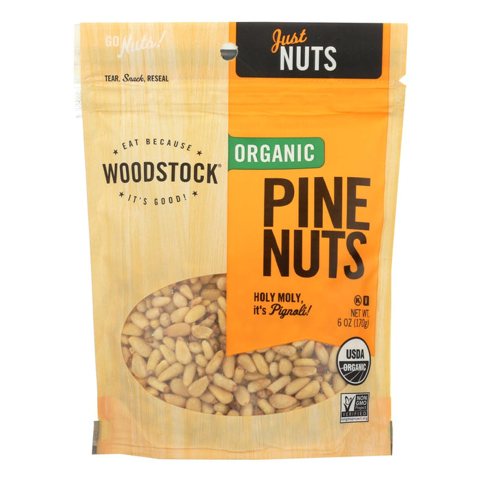 Woodstock Organic Pine Nuts (6 Oz. - Pack of 8)