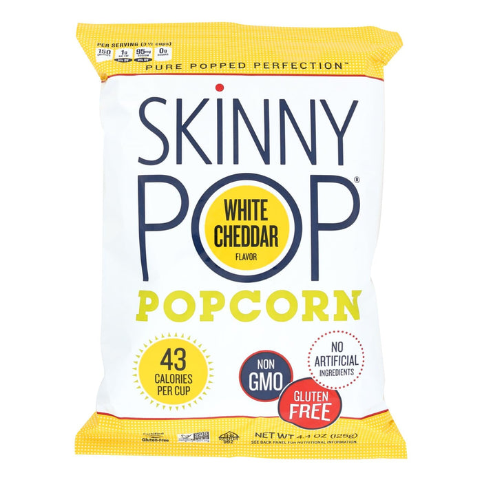 Skinnypop White Cheddar Popcorn, 4.4 Oz. (Pack of 12)