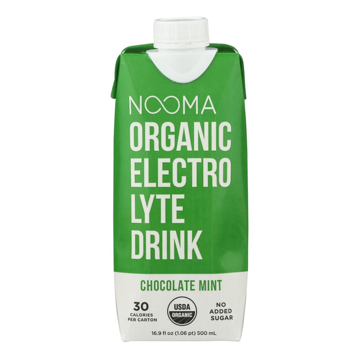 Nooma Electrolite Drink - 16.9 Fl Oz - Organic - Chocolate Mint - Case Of 12