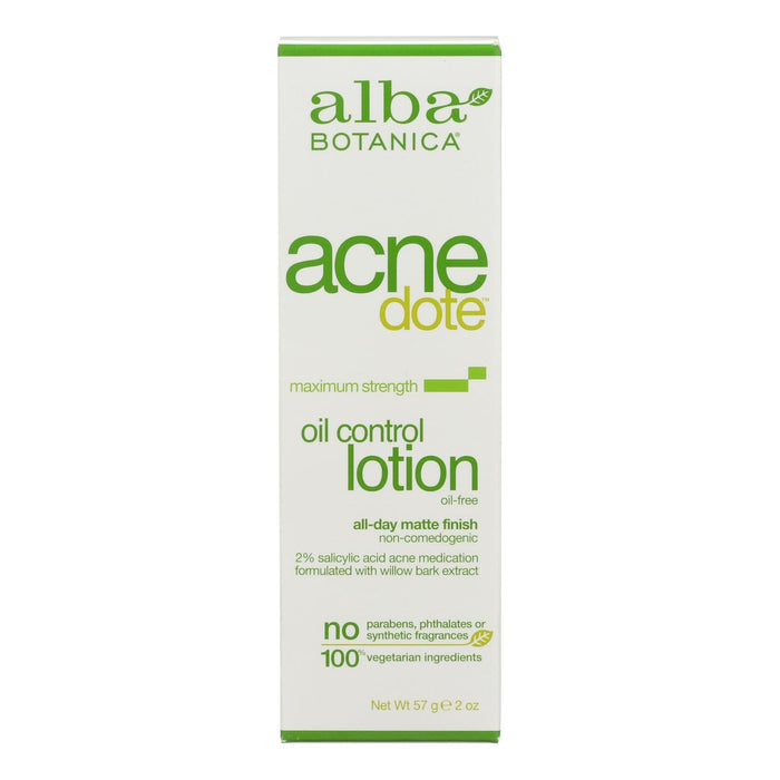 Alba Botanica Natural Acnedote Salicylic Acid Oil Control Lotion (2 Fl Oz)