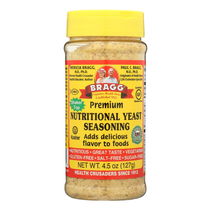 Bragg Premium Nutritional Yeast Seasoning - 4.5 Oz (Pack of 12)