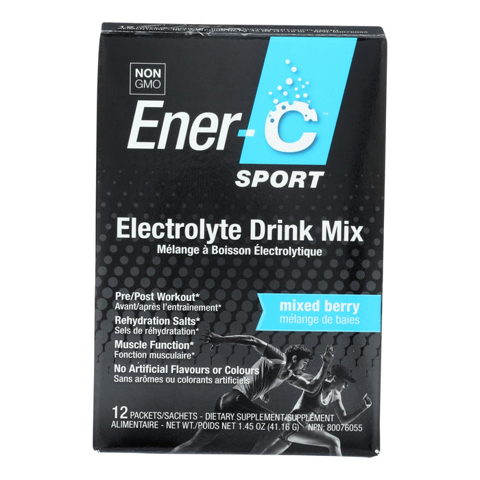 Ener-C Sport Mixed Berry Enhanced Energy Drink Mix, 12 Packets