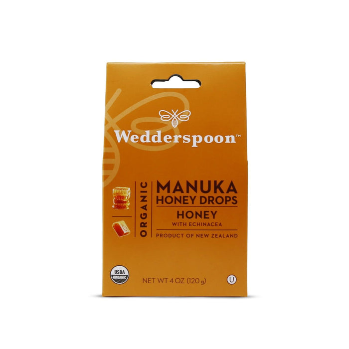 Wedderspoon Honey Drops - Natural Sweetener for Coughs, 4 Oz.