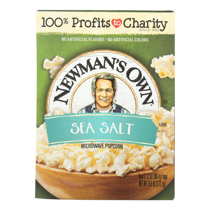 Newman's Own Natural Flavor Microwave Popcorn (Pack of 12) 10.5 Oz.