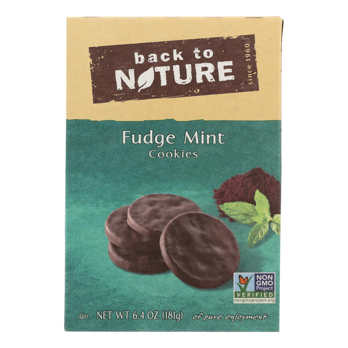 Back To Nature Mint Fudge Cookies, 6.4 Oz. (Pack of 6)
