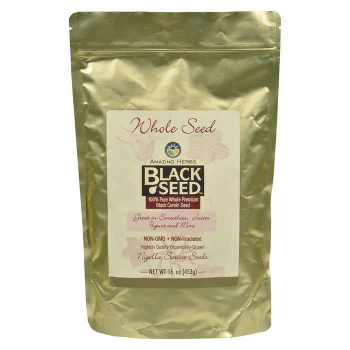 Amazing Herbs Black Seed Whole Seeds (16 Oz.)