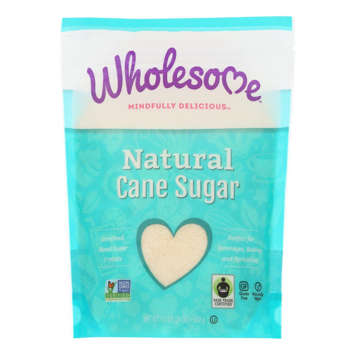 Wholesome Sweeteners Fair Trade Natural Cane Sugar, 1.5 Lbs
