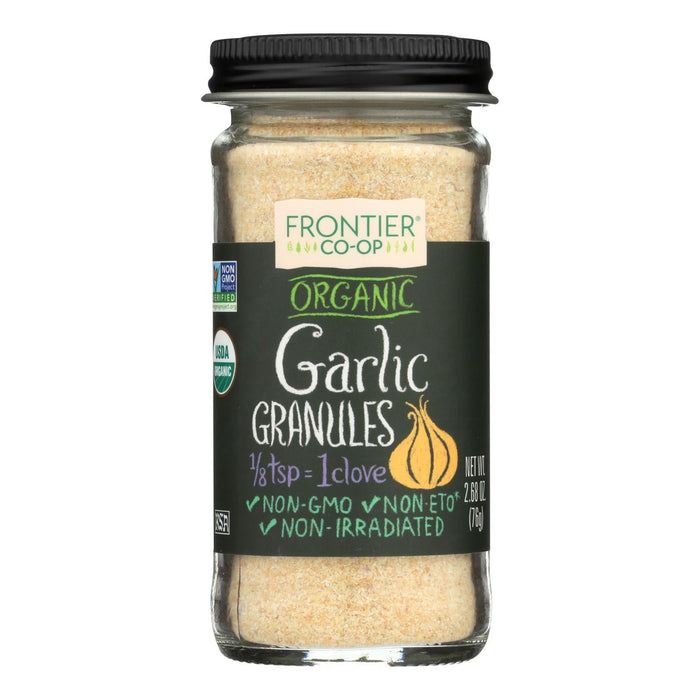 Frontier Herb - Organic  Garlic Granules, 2.70 Oz.