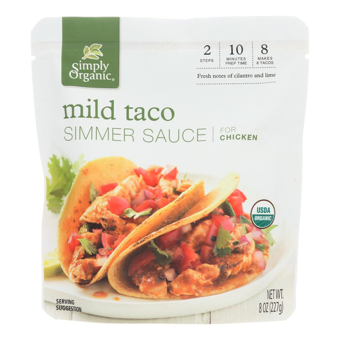 Simply Organic Organic Mild Taco Simmer Sauce 6-Pack (8 Oz. Each)