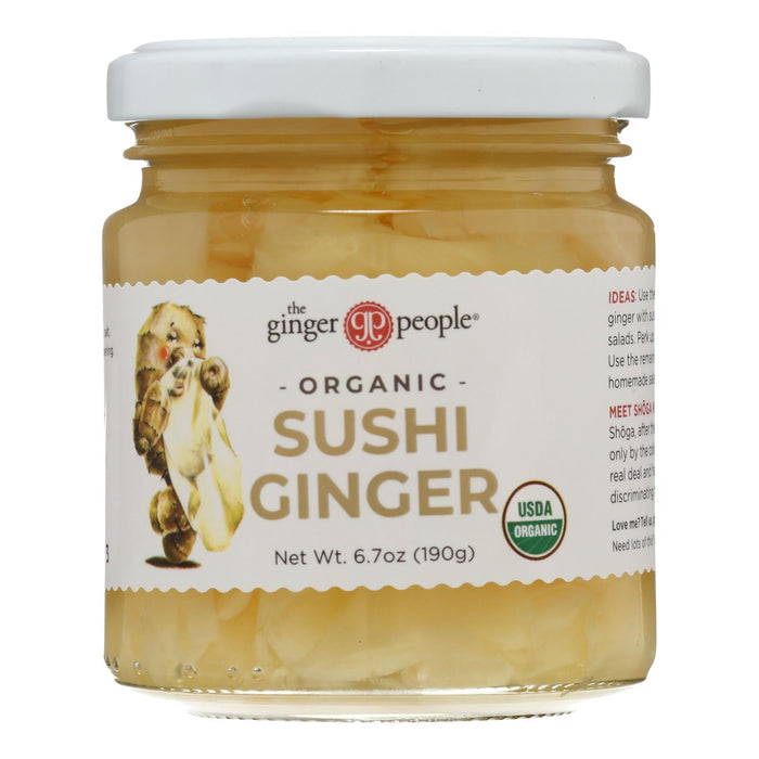The Ginger People Organic Pickled Ginger - 6.7 Oz. Pack of 12
